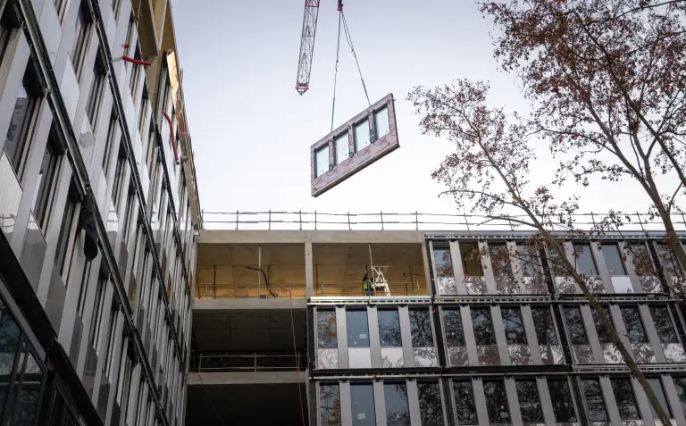 installation façades à ossature bois panobloc